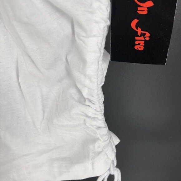 Graphic T-Shirt Thou Shalt Not Try Me Mood 24:7 White Hooded Sz S M L XL Juniors - Picture 3 of 7